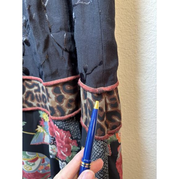 Spencer Alexis Floral Black Maxi Size L
Midi Skirt Ruffle Hem Whimsy Fairycore - Picture 11 of 14